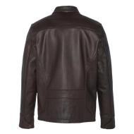 Veste En Cuir Marron Homme Schott LC9521D vue 2