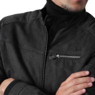 Veste Noir Homme Deeluxe Agency vue 2