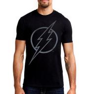 T-Shirt Noir Homme Dc Comics Flash Line pas cher
