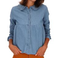 Chemise en Jeans Bleu Femme Les Tropéziennes Lorette pas cher