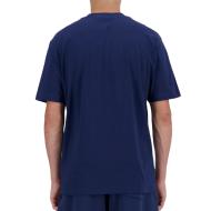 T-Shirt Marine Homme New Balance MT51801 vue 2