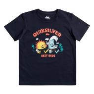 Camiseta azul marino para niño de Quiksilver Bestbuds barato