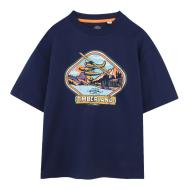 Blaues T-Shirt für Jungen von Timberland T604331