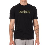 T-shirt Noir/Jaune Homme Umbro Outl Net pas cher