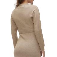 Gilet Beige Femme Mamalicious Ewanne vue 2