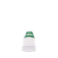 Baskets Blanches/Vert Homme Adidas Advantage vue 3