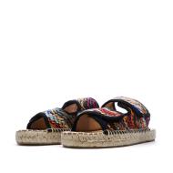 Sandales Noires/Oranges Femme Pare Gabia Batista vue 6
