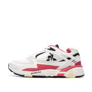 Baskets Blanches/Rose Homme Le Coq Sportif Lcs R1100 Nineties pas cher