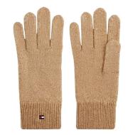 Gants Beige Femme Tommy Hilfiger Flag Fluffy