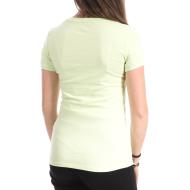 T-shirt Vert Femme Guess Mini Triangle vue 2