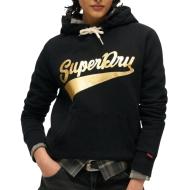 Sweat Noir Femme Superdry Super Athletics pas cher