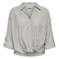 Chemise à Rayures Vert/Blanc Femme JDY Selma pas cher