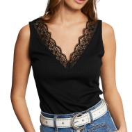 Débardeur Noir Femme Morgan Dentelle 241 DADILA