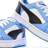 Baskets Turquoise/Blanc Garçon Rebound Low vue 7