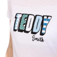 T-shirt Blanc Femme Teddy Smith Melvina vue 3