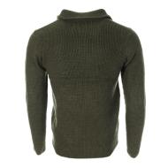 1/4 Zip Pullover Khaki Mann RMS26 Trucker Ansicht 2