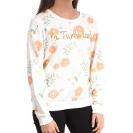 Sweat Blanc à Fleurs Femme Les Tropéziennes Maddie pas cher