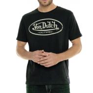 T-Shirt Noir Homme Von Dutch BRAD pas cher