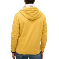 Sweat Zippé Jaune Homme Superdry Essential Washed Ziphood vue 2