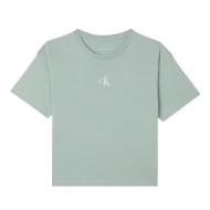 T-shirt Vert Fille Calvin Klein Jeans PHS