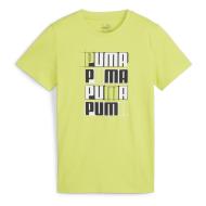 T-shirt Vert Garçon Puma Ess+ Logo