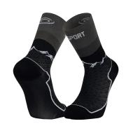 x1 Paar schwarze BV SPORT Double-Socken günstig