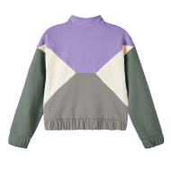Sweat Vert/Violet Fille Name it Banina vue 2