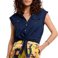 Blouse Marine Femme Morgan DAROD pas cher