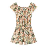 Combi-short Orange/Blanc Fille Name it Naya