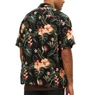 Chemisette Noir Homme Jack & Jones Resort Floral vue 2