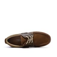 Zapatos náuticos marrones para hombre TBS Mat ver 4