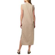 Robe Beige Femme Pieces Summer vue 2