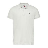 Polo Gris chiné Homme Tommy Hilfiger Tjm Slim pas cher