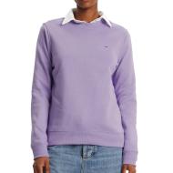 Sweat Violet Femme Tommy Hilfiger Flag Crew