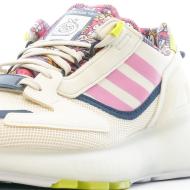 Baskets Écru Femme Adidas Zx 5k Boost vue 7