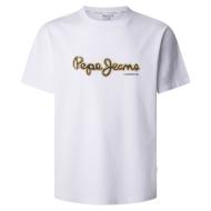 T-shirt Blanc Homme Pepe jeans Dorian