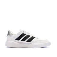 Zapatillas blancas/negras para niño Adidas Courtblock ver 2
