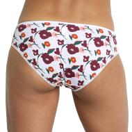 Culotte Blanche à fleurs coton Femme Dim Generous vue 2