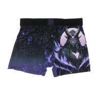 Boxer Noir/Violet à Imprimés Homme Freegun DEM vue 2