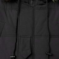 Parka Noir Homme Schott Snork vue 3