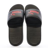 Claquettes Noir/Rouge Homme Puma Risk vue 3