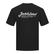 T-shirt Noir Garçon Jack & Jones Beau vue 2
