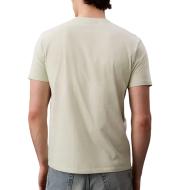 T-Shirt Vert Homme Calvin Klein Jeans Badge 30s Jersey-bright vue 2