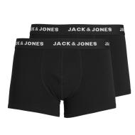 x3 Boxers Noir Garçon Jack & JonesJacjon Trunks 2 pas cher