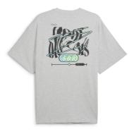 T-Shirt Gris Homme Puma Hoop vue 2