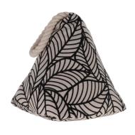 Butée de Porte Beige/Noire à Motifs Atmosphera Nature pas cher