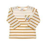 T-shirt Jaune à Rayures Garçon EOM Eloris2 pas cher