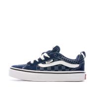 Baskets Bleues Enfant Vans Filmore Tonal pas cher