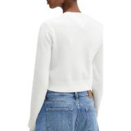 Pull Blanc Femme Tommy Hilfiger Tjw Sparkle Flag vue 2
