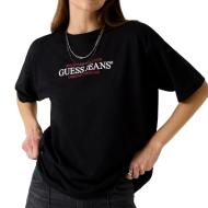 T-Shirt Noir Femme Guess American